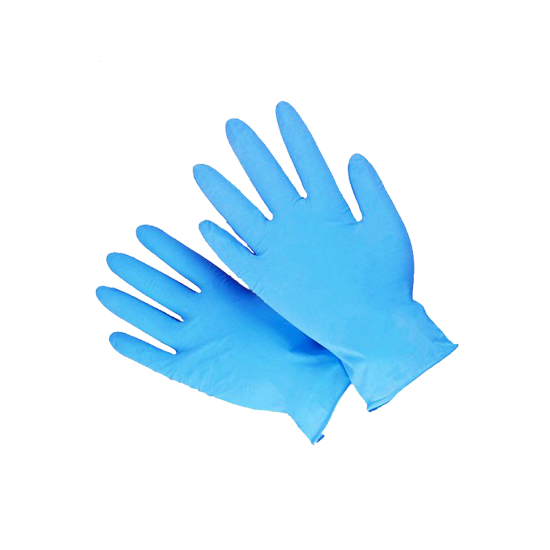 Γάντια Νιτριλίου Μιας Χρήσης Μπλέ (100τεμ)